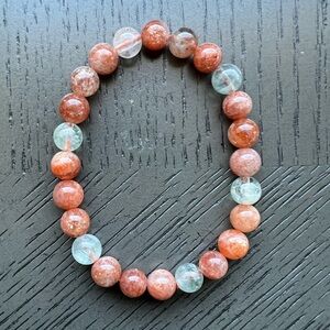 Arusha sunstone bracelet 8mm SIZE 6.5’